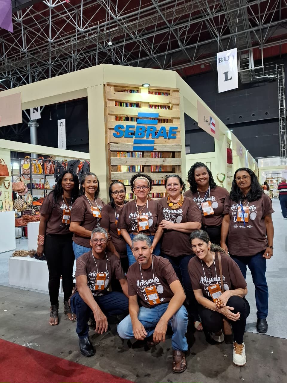 Jaguarari ganha destaque ao participar da Feira Nacional de Artesanato em Minas Gerais