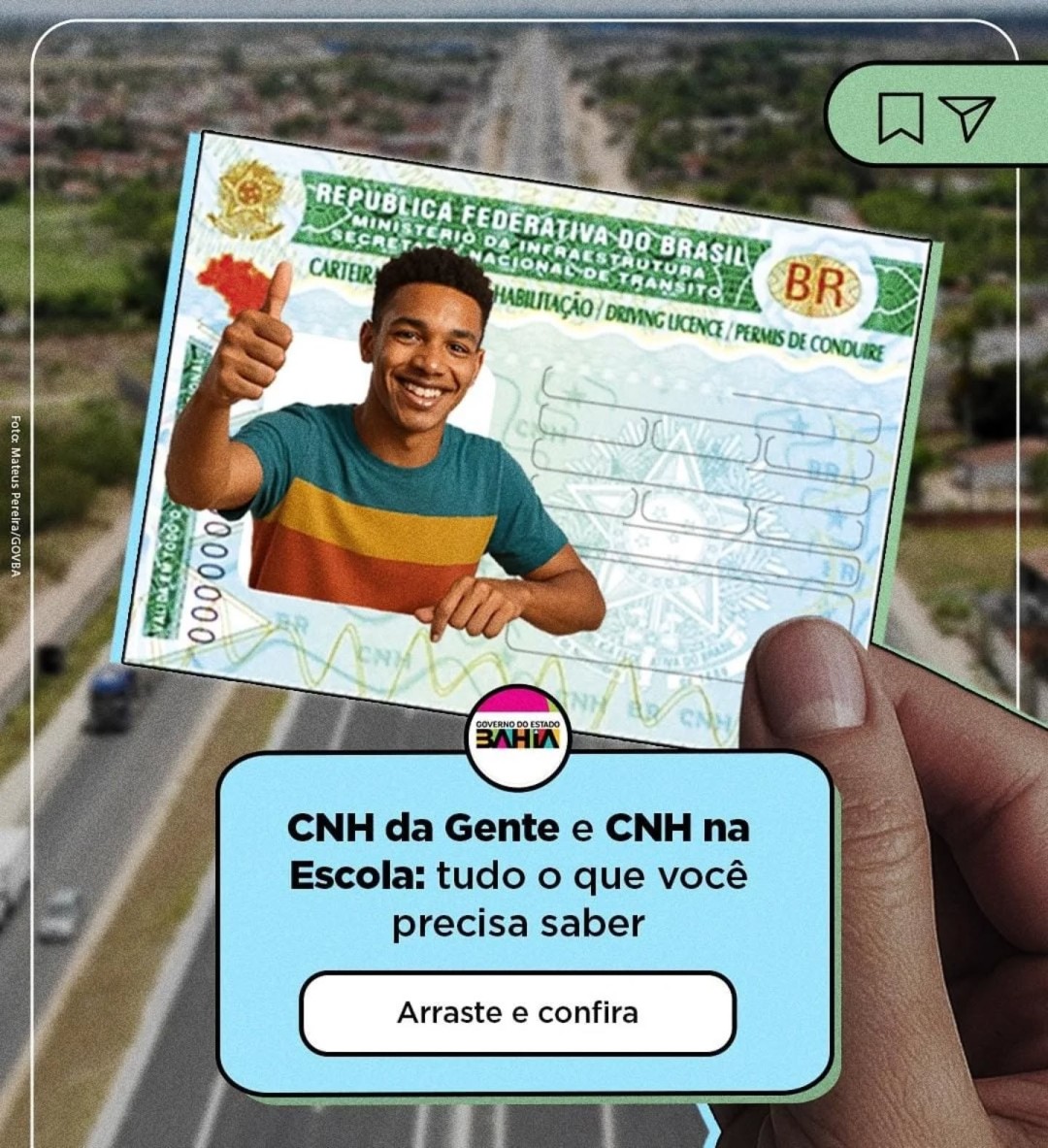 Já estão abertas as inscrições do programa "CNH da Gente", voltado para famílias de baixa renda que desejam tirar a 1ª habilitação